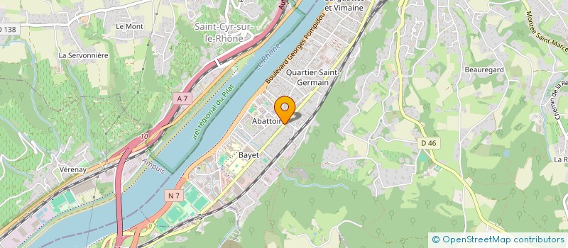 localisation de l'entreprise DENTATOM  VIENNE