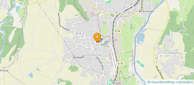 localisation de l'entreprise DENTAVIA  SAINTE-FLORINE