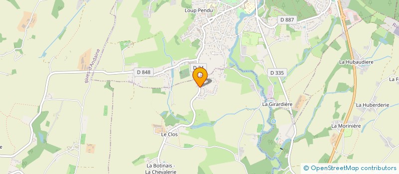 localisation de l'entreprise DENTCO à LA FERTE MACE