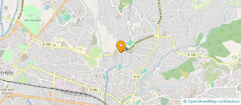 localisation de l'entreprise DENTEA  SAINT-RAPHAEL