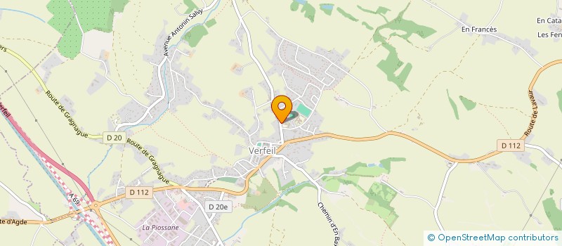 localisation de l'entreprise DENTECOLES  VERFEIL