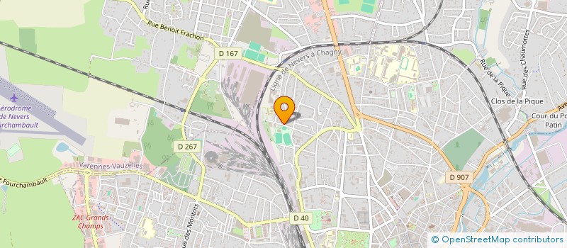 localisation de l'entreprise DENTELLE AUX FUSEAUX EN NIVERNAIS à NEVERS