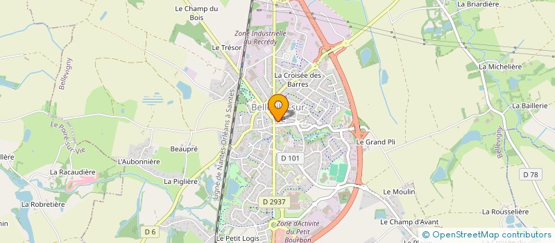 localisation de l'entreprise DENTELLE ET COQUETTERIES à BELLEVIGNY