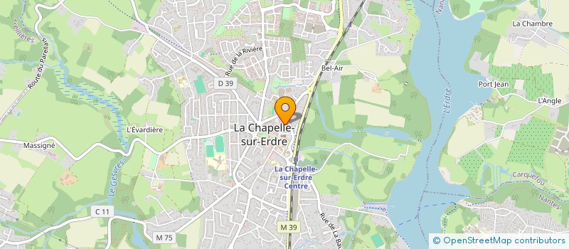 localisation de l'entreprise DENTELLES ET SOI à LA CHAPELLE-SUR-ERDRE