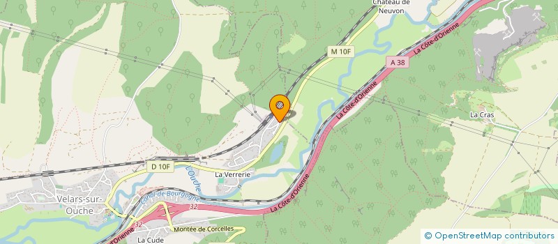 localisation de l'entreprise DENTELLIERES VALLEE OUCHE  VELARS-SUR-OUCHE