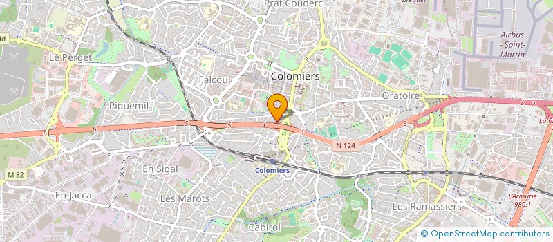 localisation de l'entreprise DENTESANO PATRIMOINE à COLOMIERS