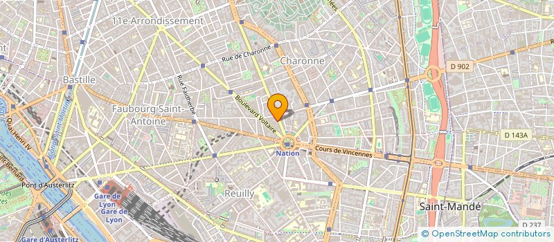 localisation de l'entreprise DENTEUROP  PARIS