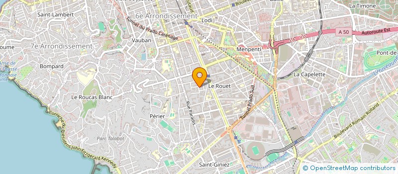 localisation de l'entreprise DENTEXPERT SAS à MARSEILLE