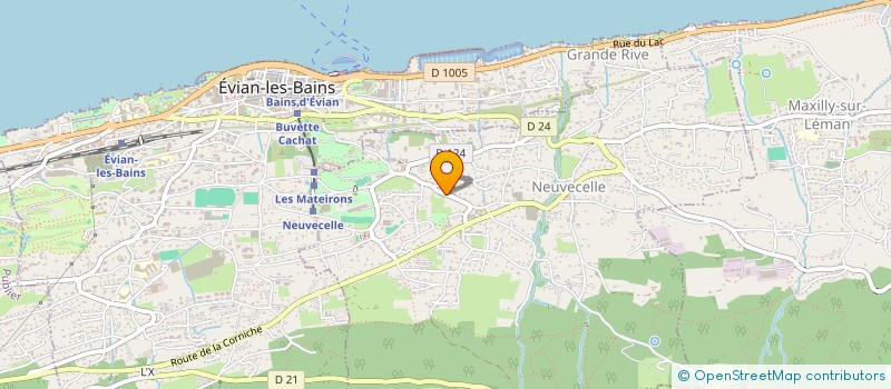 localisation de l'entreprise DENTIM  NEUVECELLE