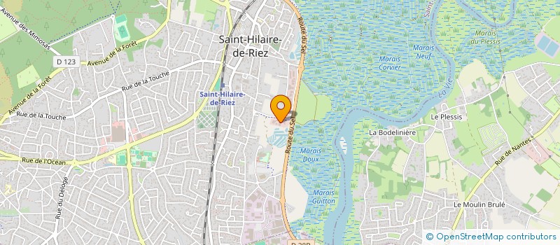 localisation de l'entreprise DENTINA  SAINT-HILAIRE-DE-RIEZ