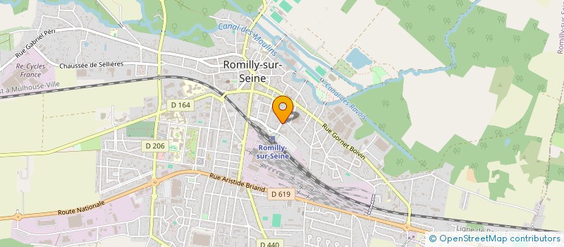 localisation de l'entreprise DENTINAL  ROMILLY-SUR-SEINE