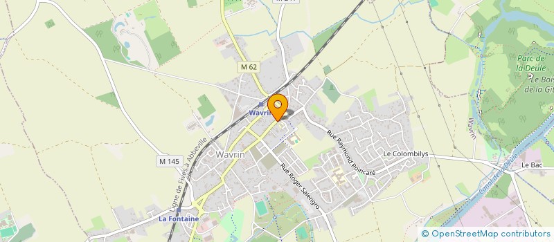 localisation de l'entreprise DENTINE  WAVRIN