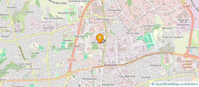 localisation de l'entreprise DENTIO à BREST