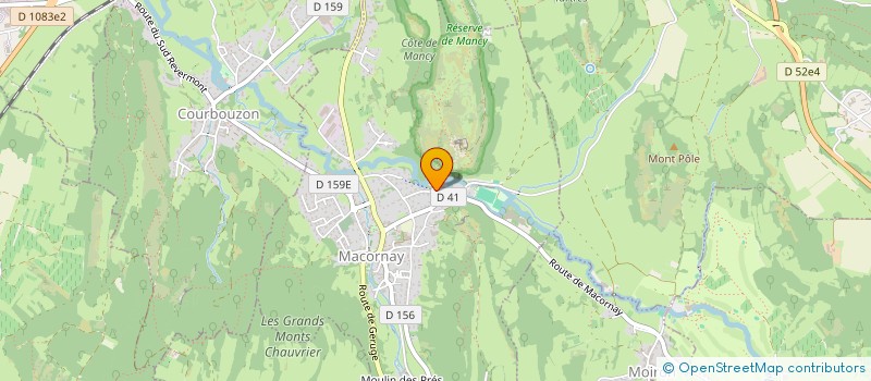 localisation de l'entreprise DENTISTERIE 2000  MACORNAY