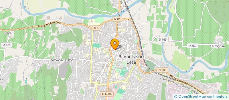 localisation de l'entreprise DENTISTES HORLOGE 12 à BAGNOLS-SUR-CEZE