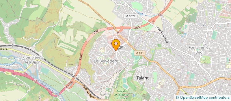 localisation de l'entreprise DENTISTES NACHEY à TALANT