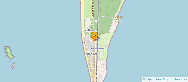 localisation de l'entreprise DENTISTHME  SAINT-PIERRE-QUIBERON