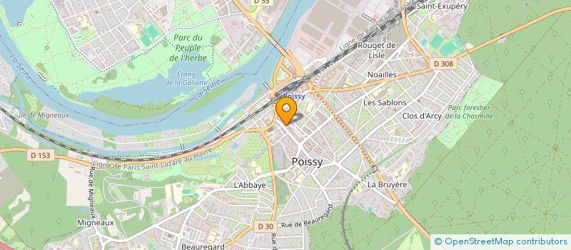 localisation de l'entreprise DENTISTUDIO  POISSY