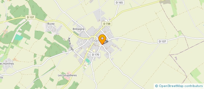 localisation de l'entreprise DENTIUM  THENEZAY