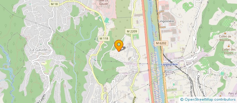 localisation de l'entreprise DENTO  LA GAUDE