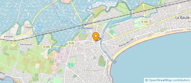 localisation de l'entreprise DENTOCEAN  LE POULIGUEN