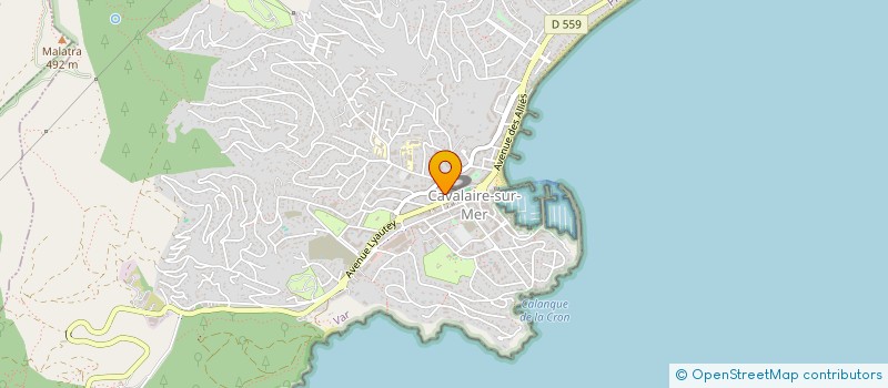 localisation de l'entreprise DENTOGOLFE à CAVALAIRE-SUR-MER