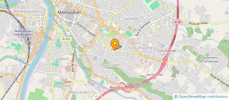 localisation de l'entreprise DENTOPOLE  MONTAUBAN