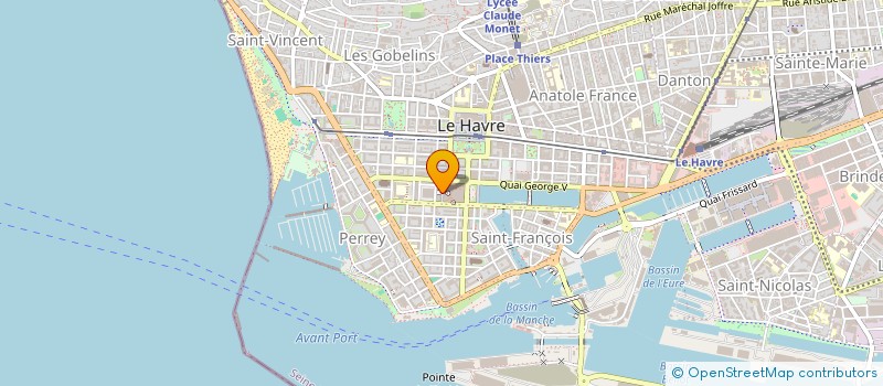 localisation de l'entreprise DENTRACINE 3 à LE HAVRE