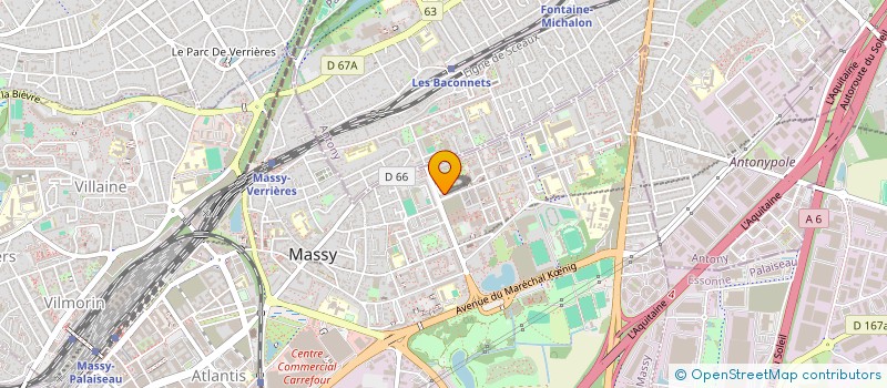 localisation de l'entreprise DENTUGALIVING à MASSY