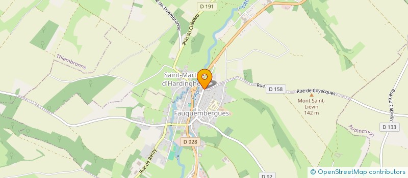 localisation de l'entreprise DENUDT-EOLIENNES  SAINT-MARTIN-D'HARDINGHEM