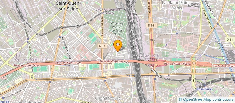 localisation de l'entreprise DENUSHA à SAINT-OUEN-SUR-SEINE