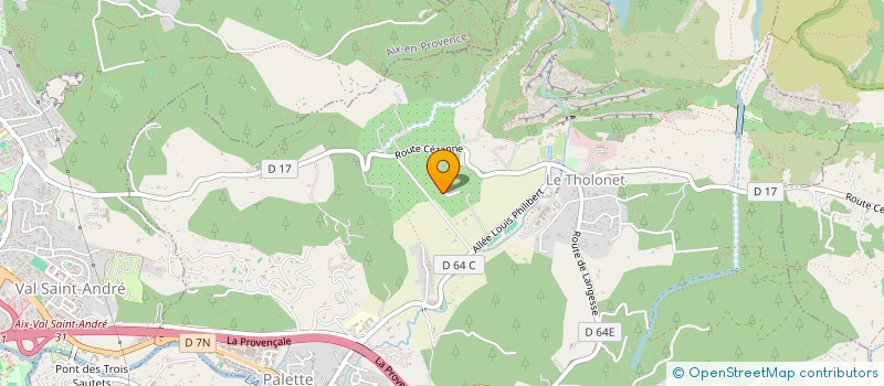 localisation de l'entreprise DENVER 537  LE THOLONET