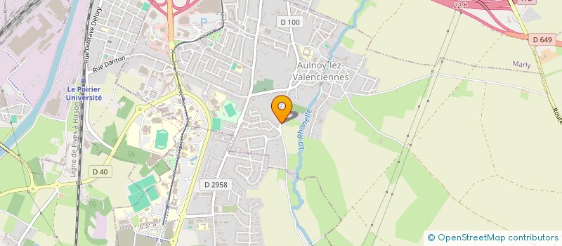 localisation de l'entreprise DENVERCONCEPT à AULNOY-LEZ-VALENCIENNES