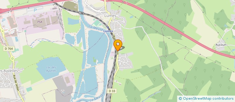 localisation de l'entreprise DENZY  LUMES