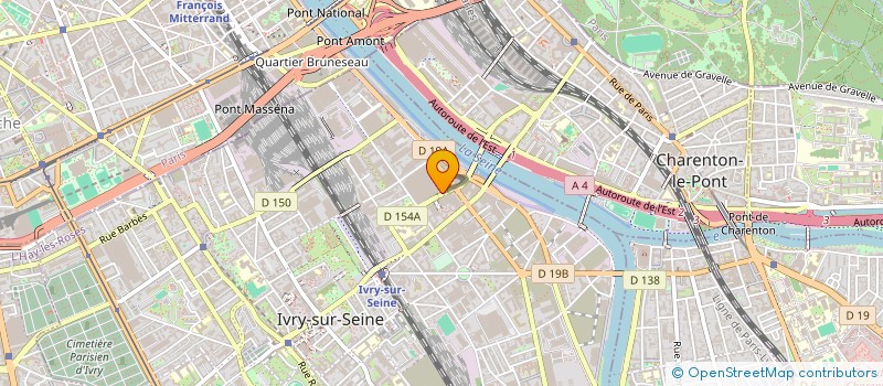 localisation de l'entreprise DEO DIFFUSION  IVRY-SUR-SEINE