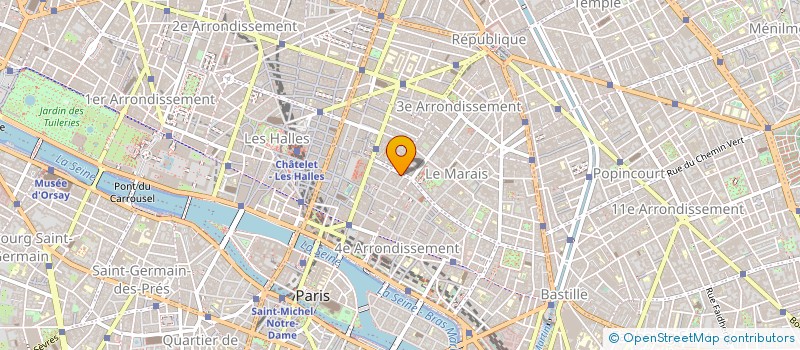 localisation de l'entreprise DEO DIVA ET OFFICE à PARIS