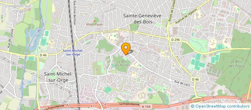 localisation de l'entreprise DEO ECHAFAUDAGES SERVICES à SAINT-MICHEL-SUR-ORGE