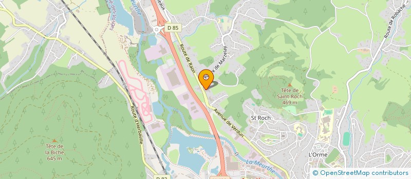 localisation de l'entreprise DEO'RECYCLE  SAINT-DIE-DES-VOSGES