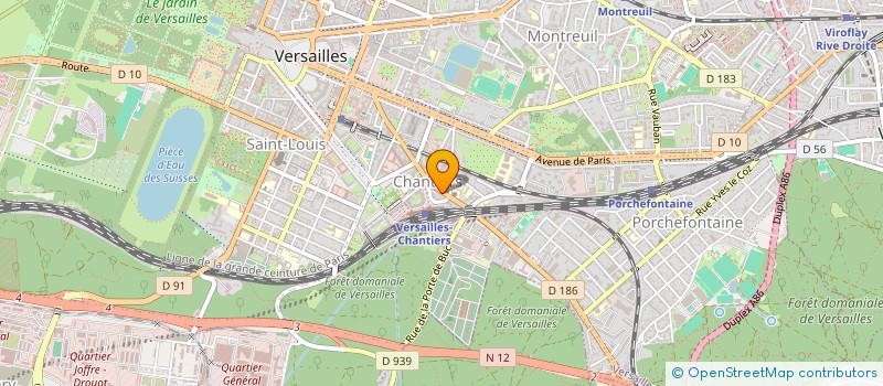 localisation de l'entreprise DEO TRAN à VERSAILLES