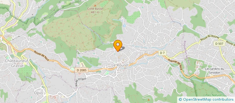 localisation de l'entreprise DEODARA  LE ROURET