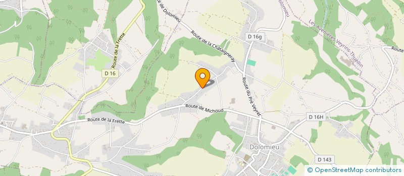 localisation de l'entreprise DEODAT GROUP  DOLOMIEU