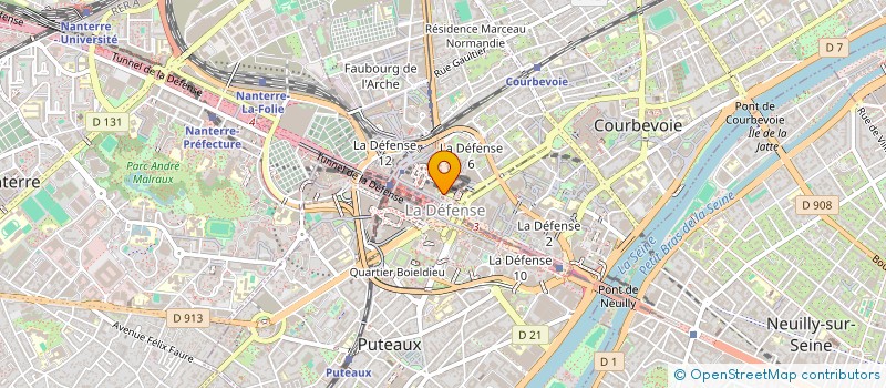 localisation de l'entreprise DEODIS à PUTEAUX
