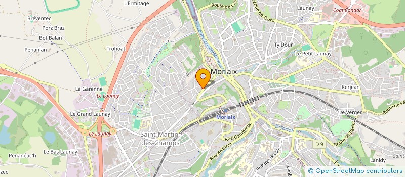 localisation de l'entreprise DEOM à MORLAIX