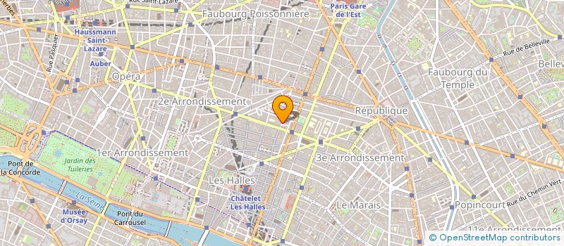 localisation de l'entreprise DEOMINO à PARIS