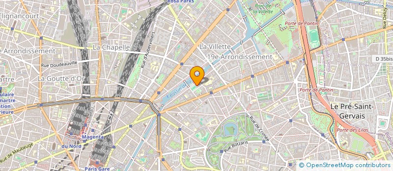 localisation de l'entreprise DEONVISION  PARIS