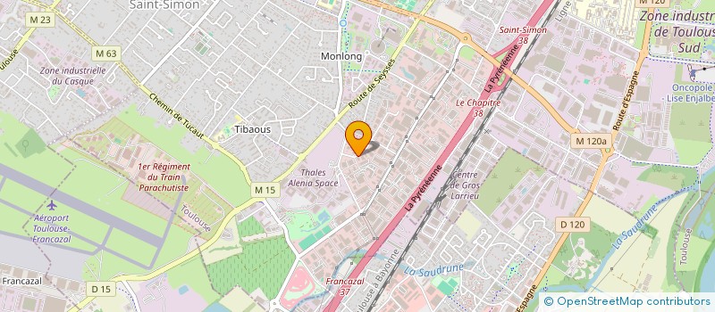 localisation de l'entreprise DEOS INVEST à TOULOUSE