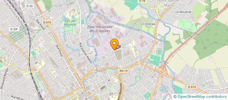 localisation de l'entreprise DEOUST à TROYES