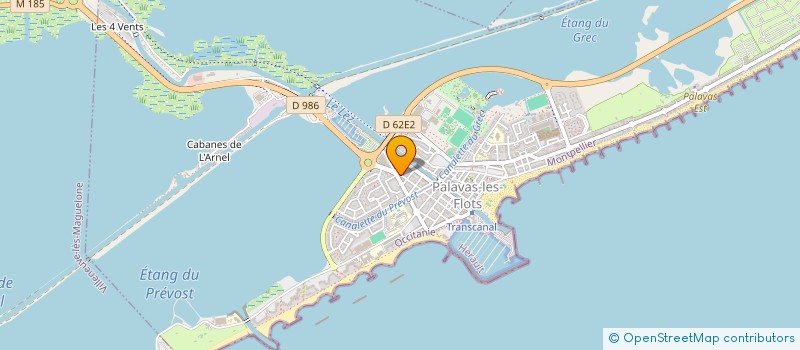 localisation de l'entreprise DEP à PALAVAS-LES-FLOTS