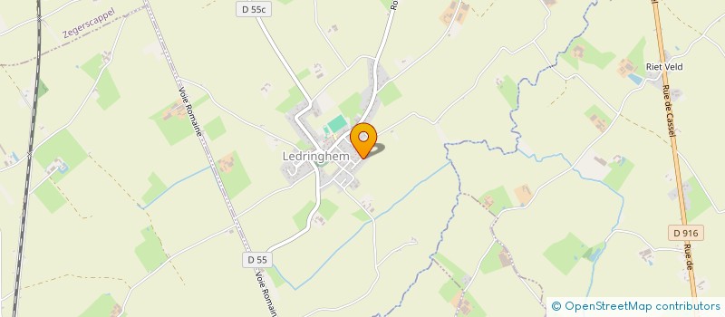 localisation de l'entreprise DEP à LEDRINGHEM