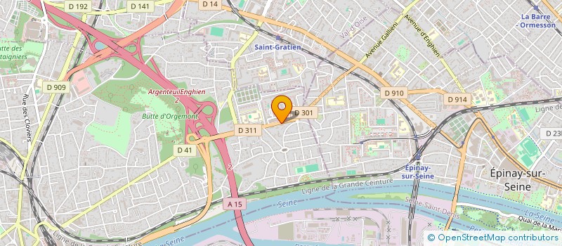 localisation de l'entreprise DEP'ANN'OR  ARGENTEUIL